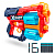 Игровой набор X-Shot Ексель – Иксес – ТК-12 Zuru 36436